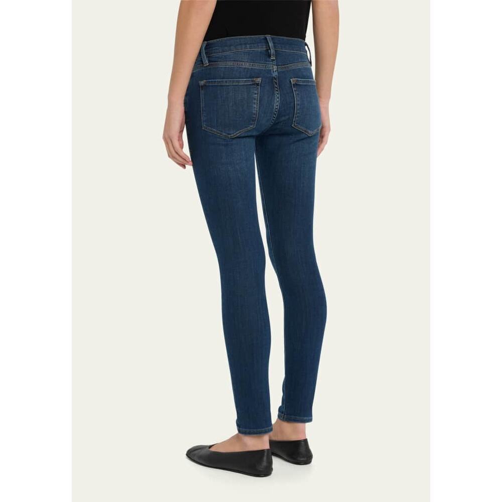 Frame de le skinny Jeanne size 27 tapered skinny mid rise EUC casual stretch - Picture 2 of 10